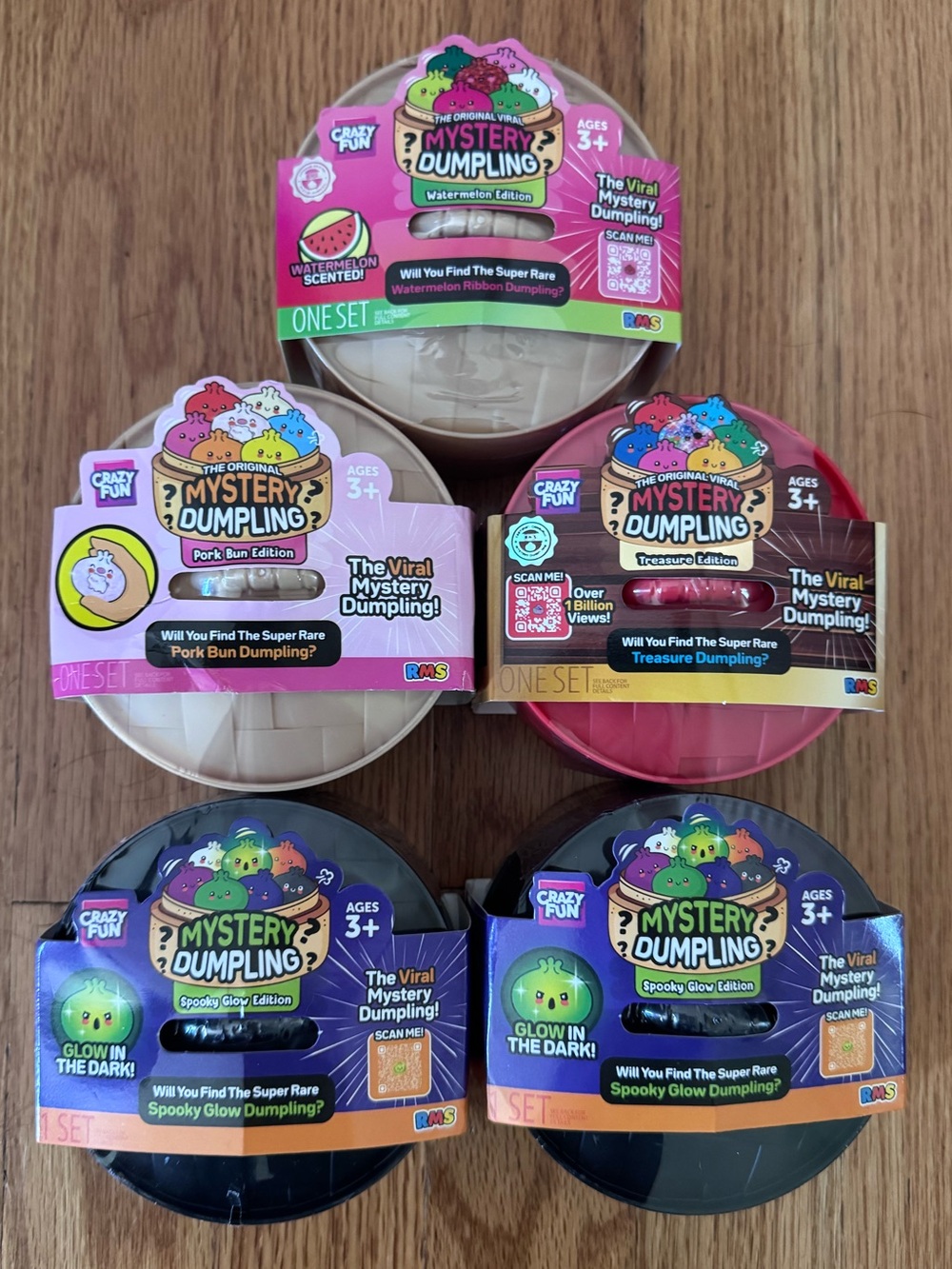 RMS TikTok Viral Mystery Dumpling Bundle - 5 sealed and unopened!!!